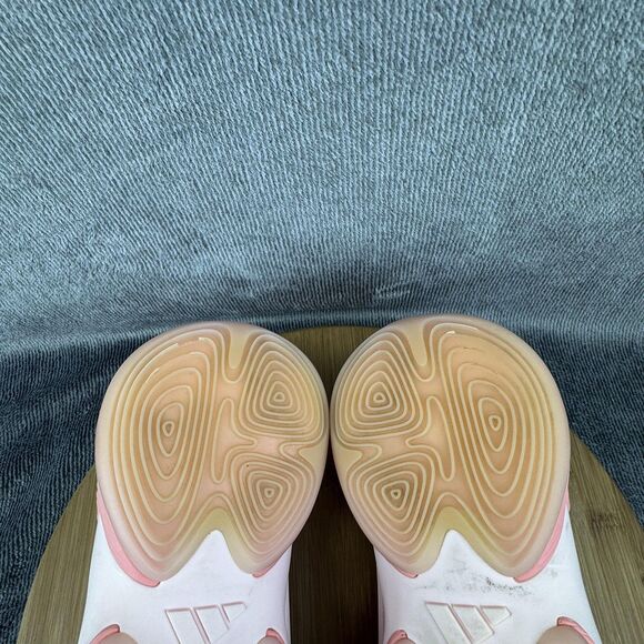 Adidas Exhibit Select Shoes Womens Size 8.5 Pink Basketball Court Sneaker - Picture 8 of 11